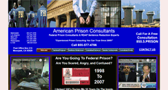 Desktop Screenshot of americanprisonconsultants.com