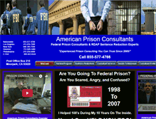 Tablet Screenshot of americanprisonconsultants.com